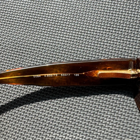 CHANEL Brown Tortoiseshell Havana Quilted Gold CC Square Tint Sunglasses - Picture 6 of 9